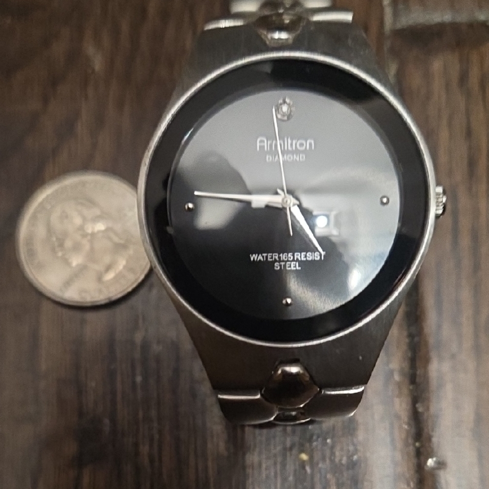 Armitron Silver and Black Smartwatch